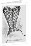 Illustration of a 16th-Century Steel Corset by Anonymous
