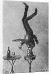 Man Standing on his Head Eating by Anonymous