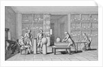 Antoine-Laurent Lavoisier Watching Lab Experiment by Anonymous
