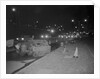 Wrecked Engine on Long Island Expressway by Anonymous