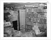 Interior View of a Room Full of Books and Cartons by Corbis