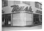 Nash Auto Dealership with Boarded-up Window by Anonymous