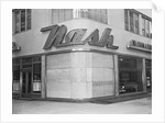 Nash Auto Dealership with Boarded-up Window by Anonymous