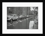 Cars on Flooded Street in New York City by Anonymous
