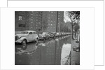 Cars on Flooded Street in New York City by Anonymous