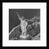 Aerial View of Statue of Liberty from Helicopter by Anonymous
