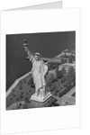 Aerial View of Statue of Liberty from Helicopter by Anonymous