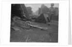 Crash Metal Strewn on Building Site by Anonymous