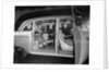 Interior View of Passengers Inside a New York City Checker Cab by Anonymous