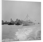 View of Christina Arriving with Winston Churchill and Aristotle Onassis by Anonymous