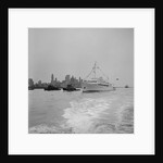 View of Christina Arriving with Winston Churchill and Aristotle Onassis by Anonymous