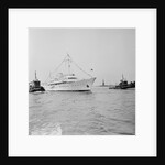 View of Christina Arriving with Winston Churchill and Aristotle Onassis by Anonymous