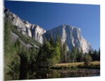 River and Cliffs in the Yosemite National Park by Anonymous