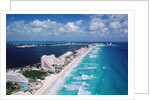 Cancun Beach and Hotels by Corbis