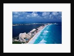 Cancun Beach and Hotels by Anonymous