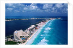 Cancun Beach and Hotels by Anonymous
