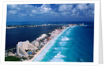 Cancun Beach and Hotels by Anonymous