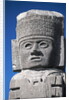 Detail Showing Warrior's Head from Atlantes Statues at the Temple of the Morning Star by Anonymous