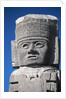 Detail Showing Warrior's Head from Atlantes Statues at the Temple of the Morning Star by Anonymous