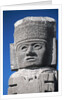 Detail Showing Warrior's Head from Atlantes Statues at the Temple of the Morning Star by Anonymous
