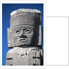 Detail Showing Warrior's Head from Atlantes Statues at the Temple of the Morning Star by Anonymous