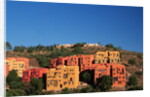Apartment Houses Stacked on Hillside by Anonymous