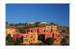 Apartment Houses Stacked on Hillside by Anonymous