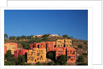 Apartment Houses Stacked on Hillside by Anonymous