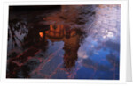 Church Reflected in Puddle by Anonymous