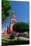 Church Beside Plaza Garden by Anonymous