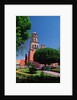Church Beside Plaza Garden by Anonymous