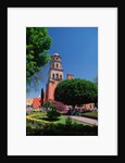 Church Beside Plaza Garden by Anonymous