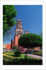 Church Beside Plaza Garden by Anonymous