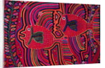 Detail of a Panamanian Cuna Mola with a Angel Fish by Anonymous