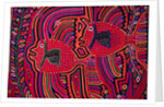 Detail of a Panamanian Cuna Mola with a Angel Fish by Anonymous