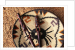 Embera Wood Carvings and Basket by Anonymous