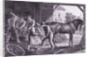 Workers in Interior of Blacksmith Shop by Anonymous