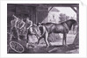 Workers in Interior of Blacksmith Shop by Anonymous