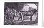 Workers in Interior of Blacksmith Shop by Anonymous