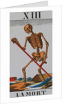 Tarot Card Depicting Death by Anonymous