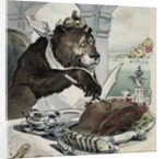 Political Cartoon Showing Conflict Between Russia and England by Anonymous