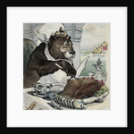 Political Cartoon Showing Conflict Between Russia and England by Anonymous