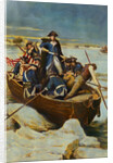 Illustration of George Washington and Men on Frozen Potomac by Anonymous