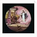 Christ Guiding Drunk Man Leaving Tavern by Anonymous