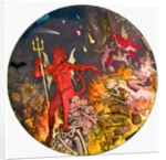 Satan Ruling Victims of Hell by Anonymous