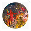 Satan Ruling Victims of Hell by Anonymous
