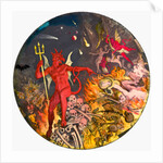 Satan Ruling Victims of Hell by Anonymous
