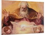 Illustrated Depiction of God with Holy Ghost as a Dove by Anonymous