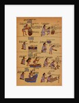 Scenes of Everyday Life from an Aztec Manuscript by Anonymous
