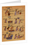 Scenes of Everyday Life from an Aztec Manuscript by Anonymous